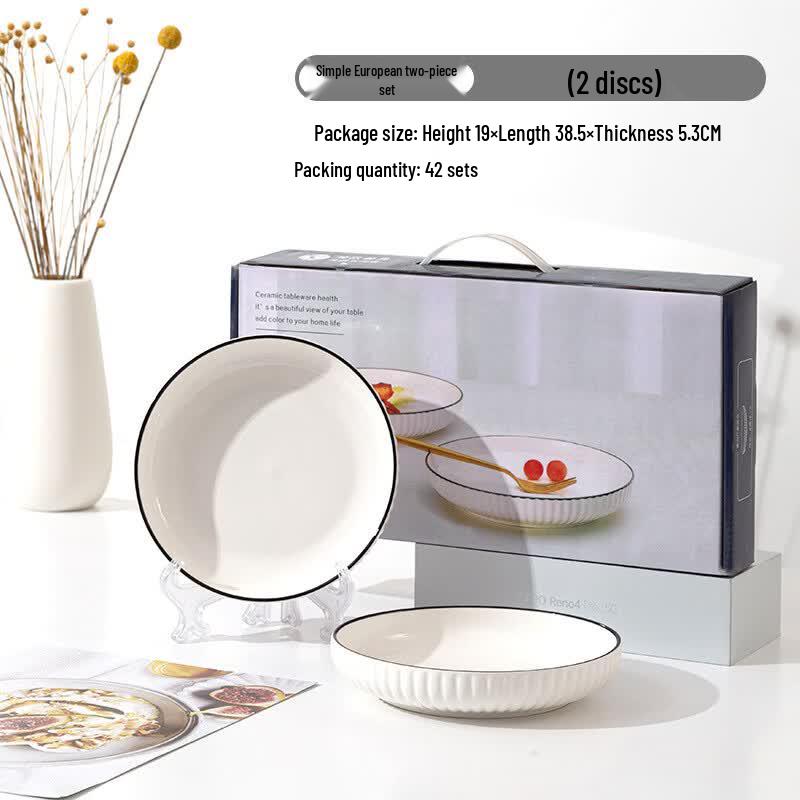 Bingyue Ceramic Dinner Plate Set