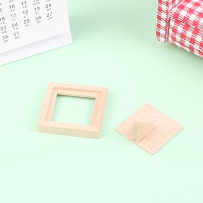 1Impostare1:12 Cornice Portafoto Miniatura per Casa delle Bambole con Coperchio Posteriore Modello di Mobili Decorazione Giocattolo