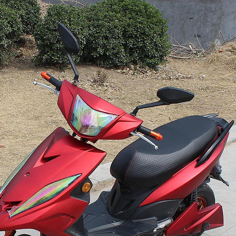 2 db 8 mm-es Motorkerékpár Visszapillantó Tükör Széles Látószögű Állítható Kerékpár Bicikli Kormány Oldalsó Hajlékony Visszapillantó Tükör