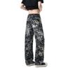 Trendy Men's High-Quality Tie-Dye Loose Jeans - American Retro High Street Style