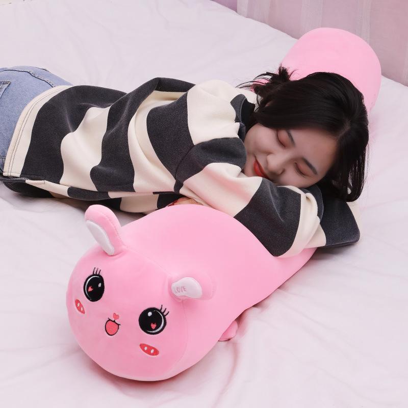 120cm Plush Toys Animal Dog Pig Lion Bunny Cute Creative Long Soft Toys Office Break Nap Sleeping Pillow Cushion Stuffed Gift
