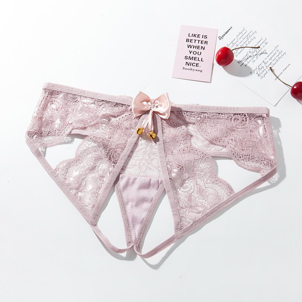 Passionate Lace Crotchless Mesh Panties