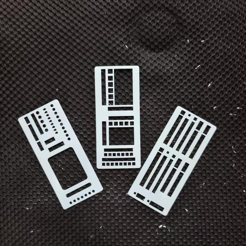 Set di modelli per planner righello in pizzo formato A6: Diario Tematico Vuoto per Pittura Fai da Te