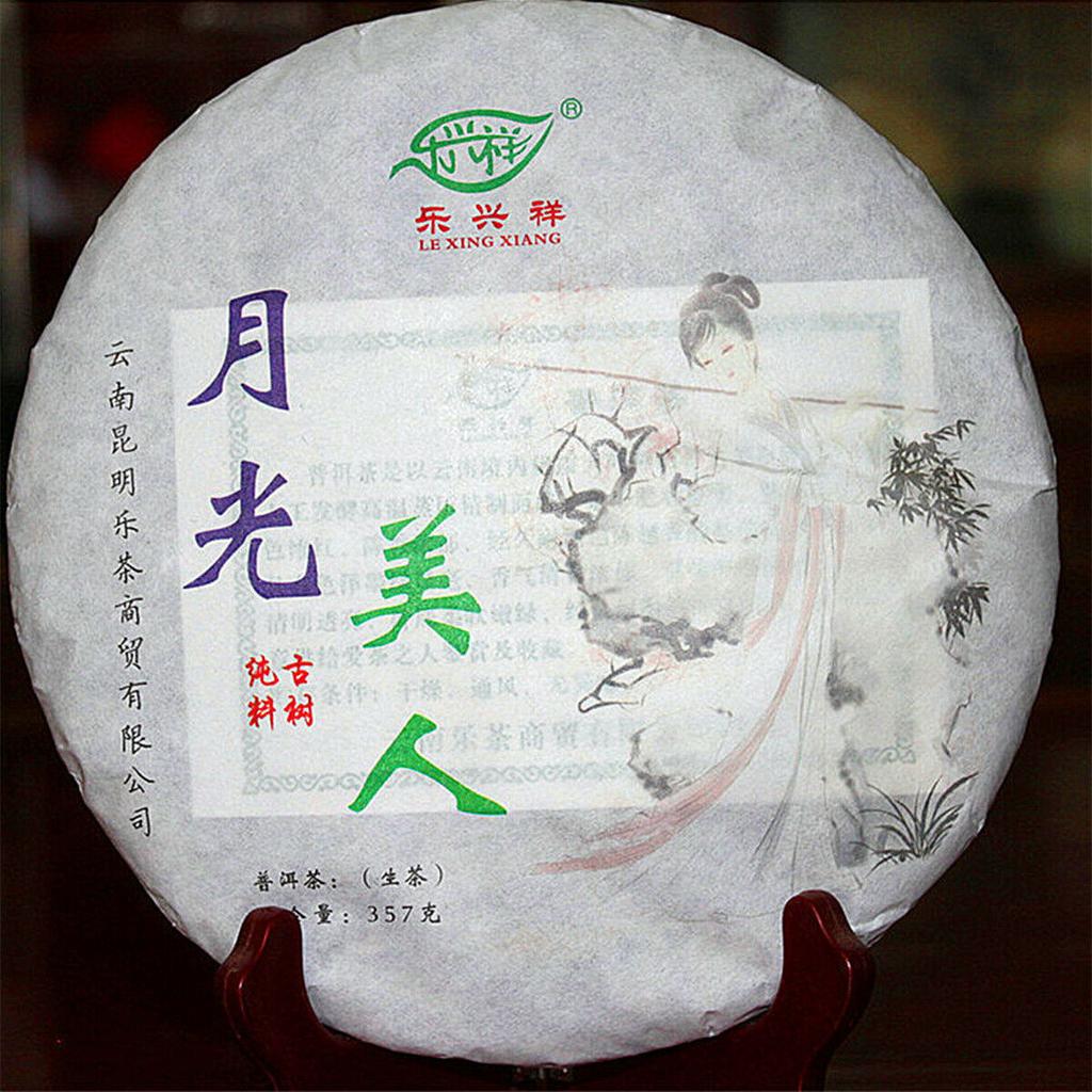 357g Raw Puer Moon White Pu-erh Tea Cake Dr. Puer Tea Moonlight Beauty Puer Tea