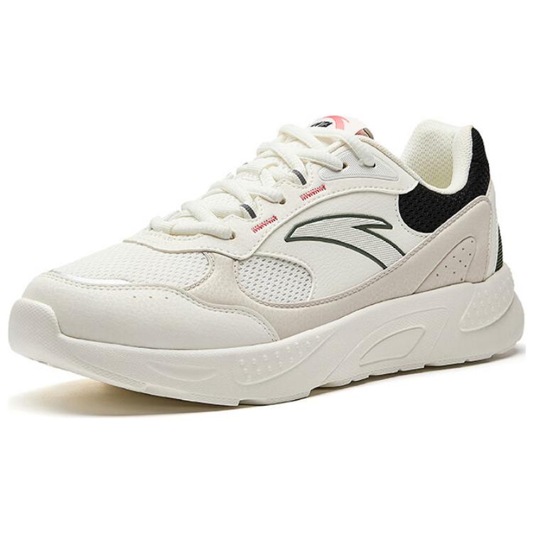 Anta Gravity Comfortable Versatile Wear-Resistant Non-Slip Low-Top Casual Shoes Men Casual Shoes Beige Black 112528812-6