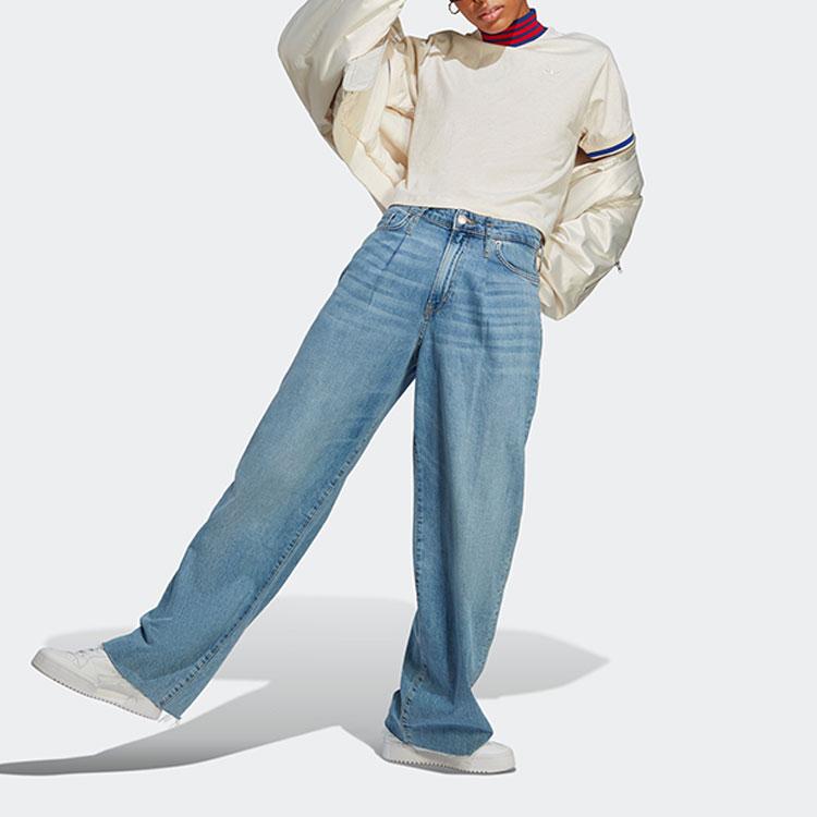 Adidas Originals Three Stripes Sport Short Sleeve T-Shirt Women Tops White IC5223