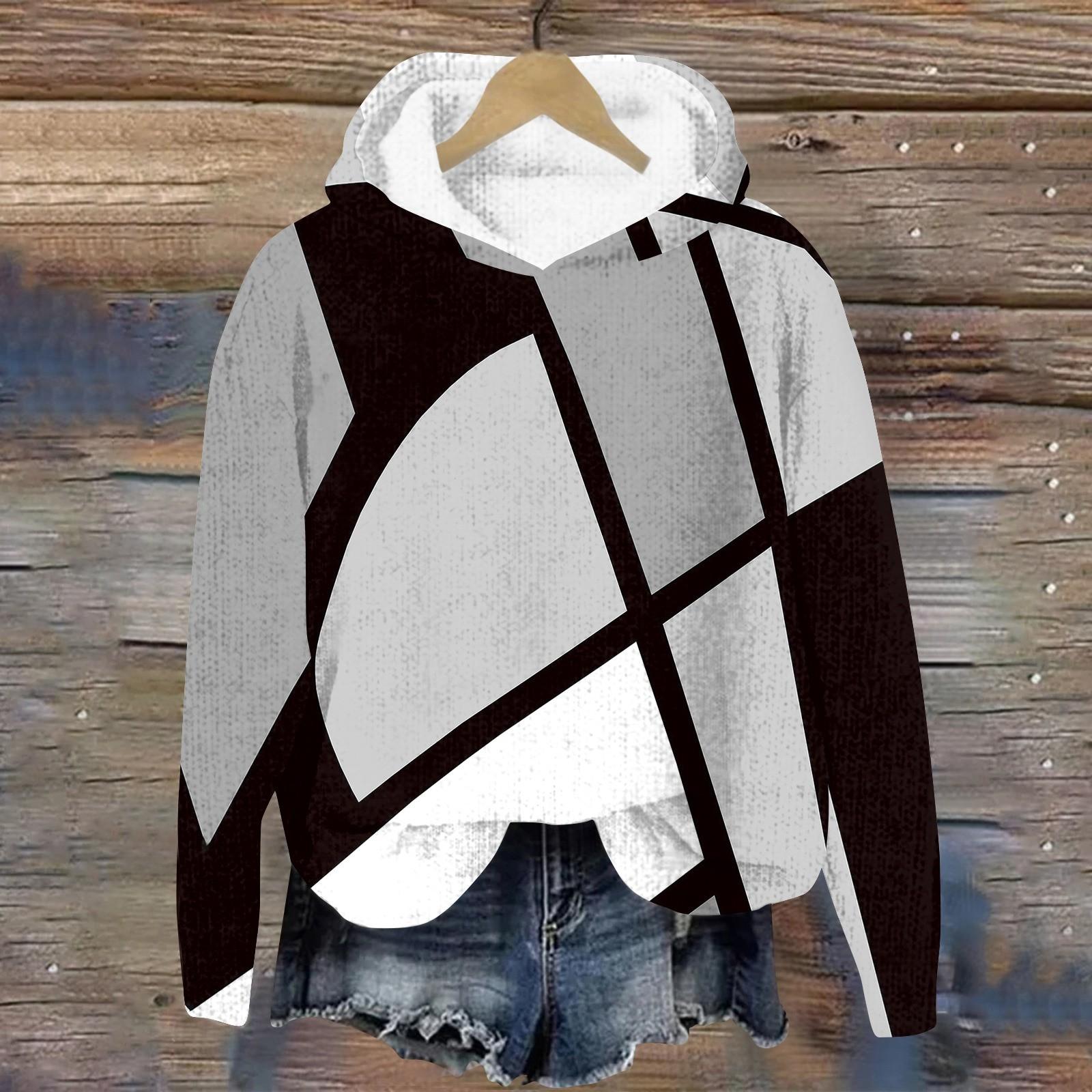 

Жіночий в язаний светр Мила сорочка Осінній пуловер з круглим вирізом Толстовка з капюшоном XXXL