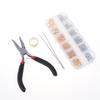 930Pcs/Box Jewelry Findings Kits Open Jump Rings Lobster Clasps Hooks Pliers Tweezers For Diy Bracelet Necklace Jewelry Making