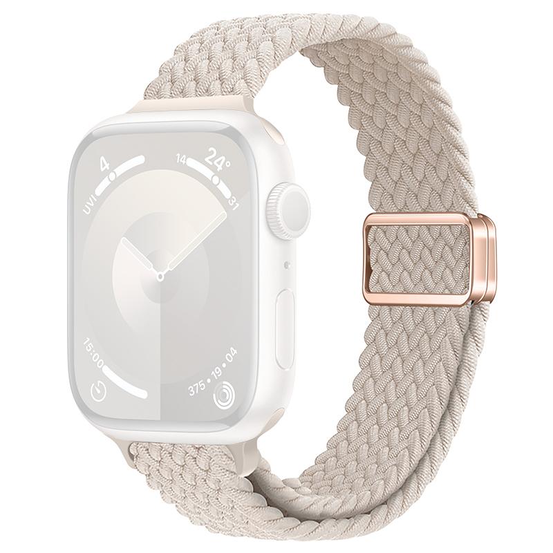 For Apple Watch 10 46mm/Ultra 2/Ultra 49mm/9 8 7 45mm/SE (2023) SE (2022) SE 6 5 4 44mm/3 2 1 42mm Watch Strap Braided Nylon Band