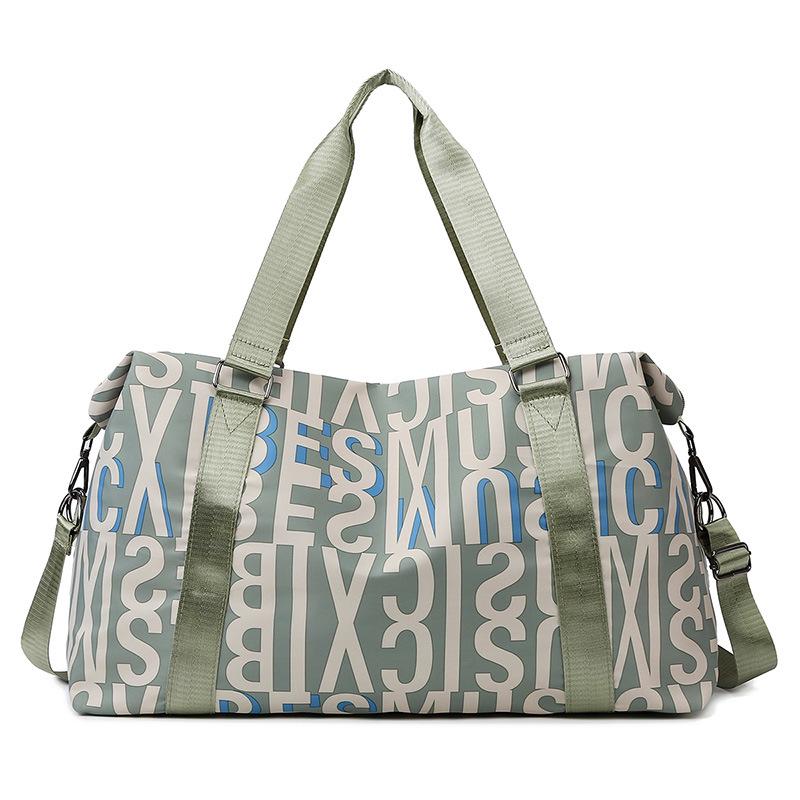 Multifunctional Yoga and Sports Travel Bag with Dry/Wet Separation, Large Capacity, and Trolley-Ready Design.