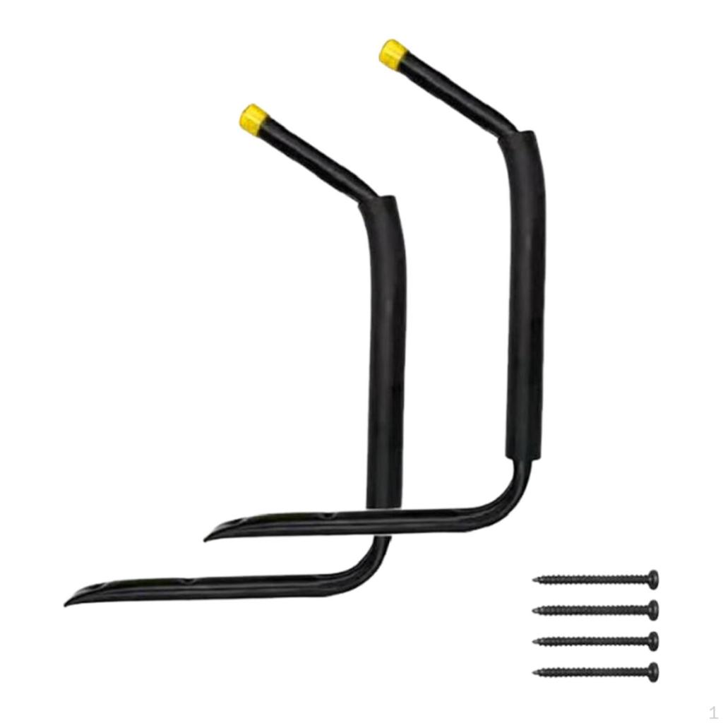 Kajakk Oppbevaringsstativ Brakett Organizer Vegghenger for Padlebrett Sykkel Innendørs Verktøy