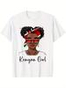 Herren 230g Baumwolle einseitig bedrucktes Rundhals-Kurzarm-T-Shirt Kenia-Flagge Set