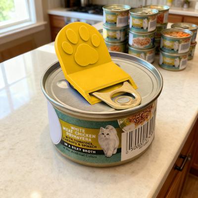 Yousheng 5/10 Stück 3D-gedruckter Dosenöffner Katzenpfote Manuelles Dosenöffnungswerkzeug Kätzchen Hundefutter Dosenlaschenöffner Küchenhelfer Senioren Arthritis Koch Geschenk