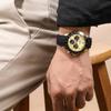 Quartz Watch Multi-Function Timing Waterproof Sports Watch Watc Men'S Watch 8104 Silicone
