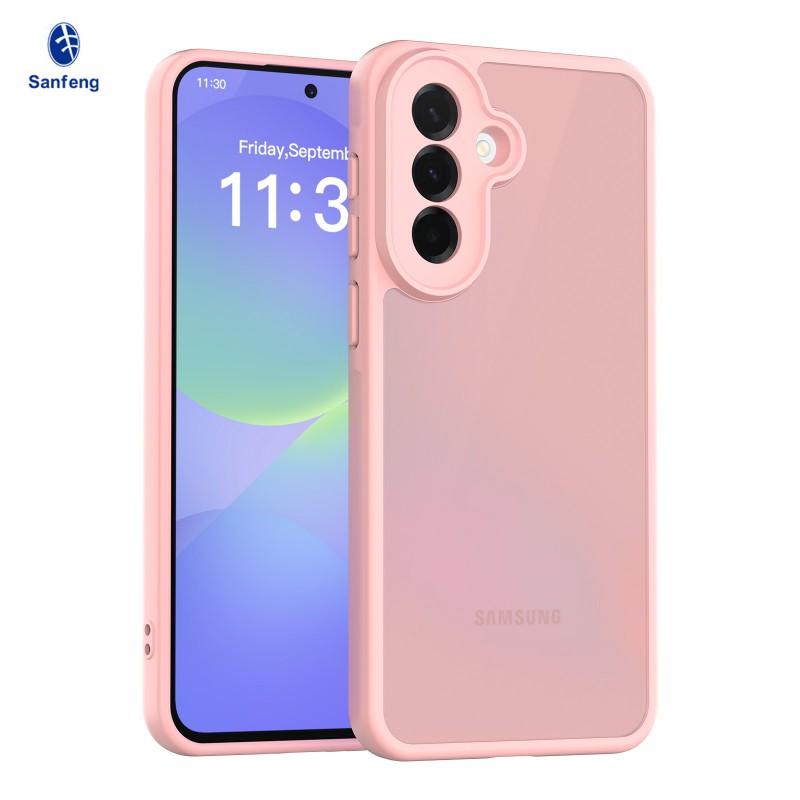 Suitable GalaxyA57 Protective Case A26 Phone A37 Skin-feeling PC+TPU Drop Resistance Fine Hole Matte Shell