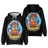 Mens Womens Hoodie Burgerpommes ICrimax Hoodies Streetwear Harajuku Casual Cartoon Printed Hooded Pullover Sweatshirts