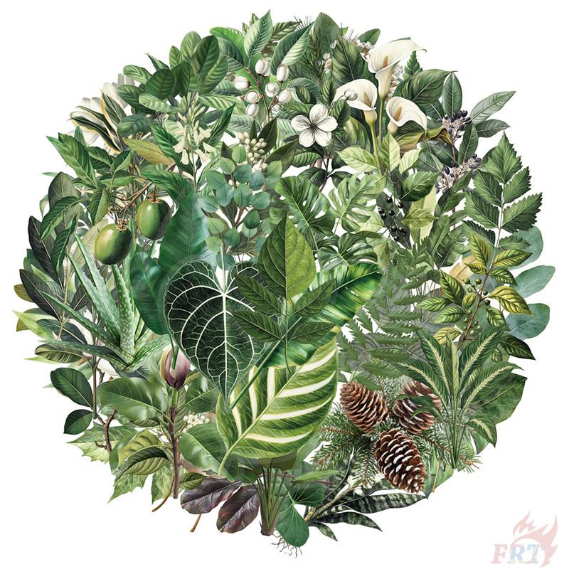 50Pcs/Set Green Leaves Series 02 PET Stickers Waterproof DIY Fashion Doodle Decals Stickers