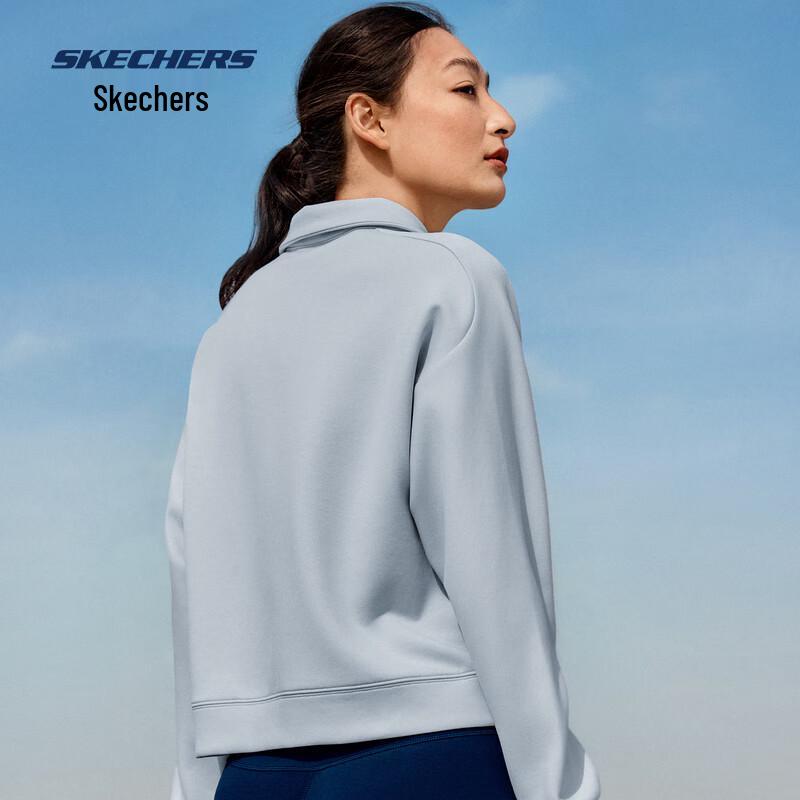 Skechers Unisex Stand Collar Sport Sweatshirt P425W072 S 4000₽