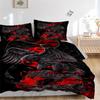 3pcs Raven Cover Set, 1 Cover + 2 Pillowcases (No Insert), Bedding for All Seasons, Bedding,Bedroom Decor yy250922089