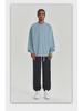 Herren Schweres Frottee Sweatshirt: Einfarbig, Herbst/Winter-Stil mit Rundhalsausschnitt - Trendiges europäisches und amerikanisches Design