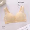 XL-7XL Front-closure Bra Plus Size Wirefree Vest Underwear Push Up Breathable Soft Bralette