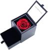Necklace Love Heart Preserved Flower Gift Set Diamond April Birthstone Antique Red [Sears] Women's