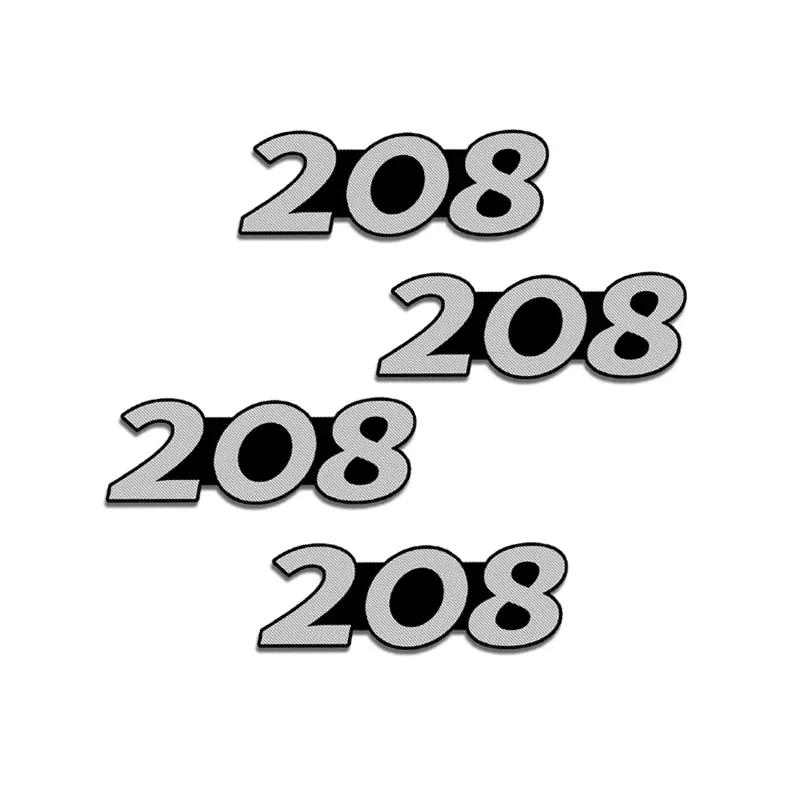 Aluminum Car Speaker q2o Badge Sticker for Peugeot 206 207 208 307 308 407 508 2008 3008 4008 5008 Emblem Accessories