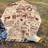 1PC Harry Potter Diagon Alley Umbrella-8-Rib Reinforced, Automatic Open, Lightweight & Durable, Cute Fashion Accessory for Outdoor, D2657