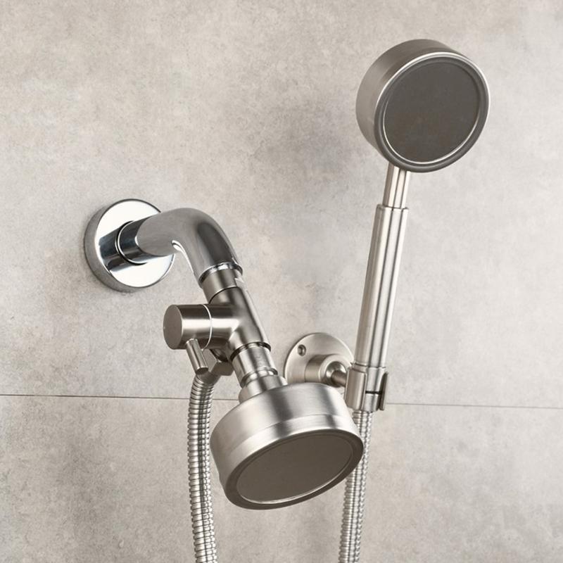 for T Shape Brass Shower Arm Diverter Creative Household 3 Way Diverter Universal Adapter Connector for Angle for Va