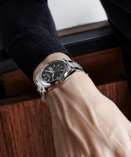 

[JULIUS] JULIUS Silver Round Men s Metal Watch JAH-131 C