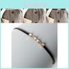 Elegant Pearl Decorated Waist Belt For Women In Black White And Brown For Summer