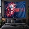Personalized Tapestry Wall Hanging Bologna FC Pattern Art Background Cloth