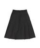 Cargo Bros For Woman Pleated Long Skirt (Black)