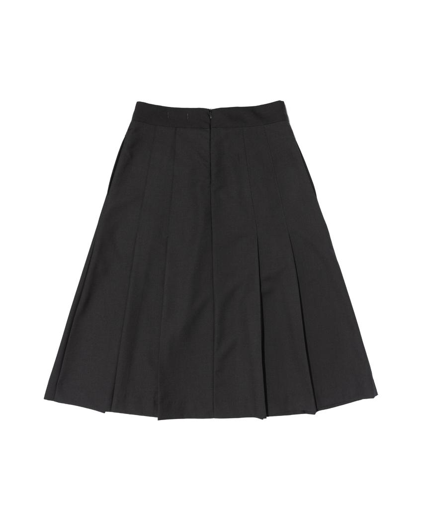 Cargo Bros For Woman Pleated Long Skirt (Black)