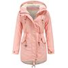 Parka de iarnă cu glugă pentru damă, căptușită cu fleece de pluș, jachetă pufă lungă și îngroșată, jachetă ocazională de lucru, zilnic, pentru sport în aer liber, S-5XL