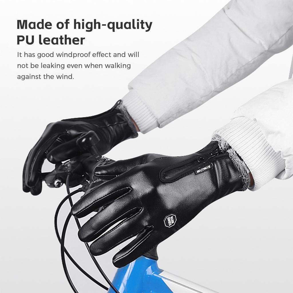 Winter Gloves Windproof Warm Touchscreen Gloves Thermal Waterproof Protective Gloves