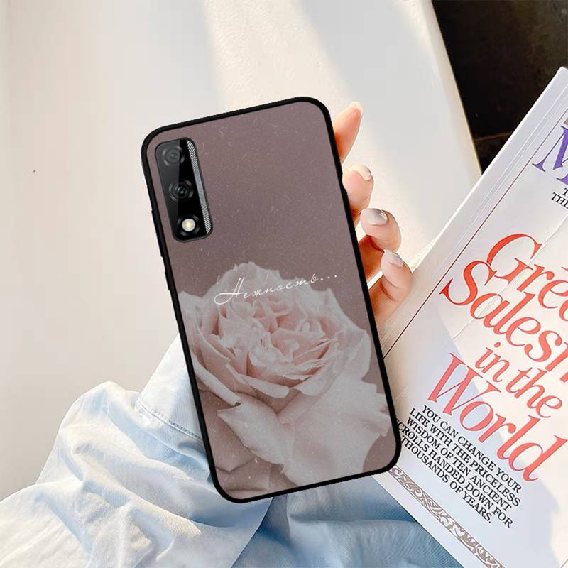 Peonies Beautiful Flower Phone Case For Huawei Y9 Y8 Y6 Prime Y7 Pro Y8s Y5 Mate 20 Pro 10 Lite Cover