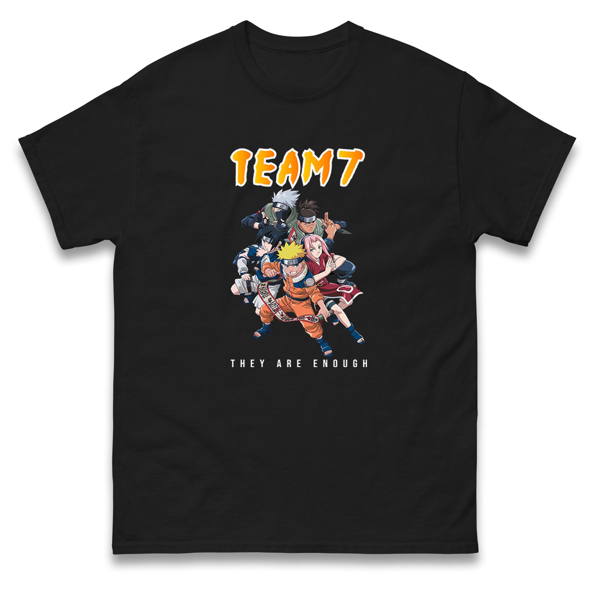 Naruto Shippuden Team 7 Mens T Shirt Womens Tops Tees XL