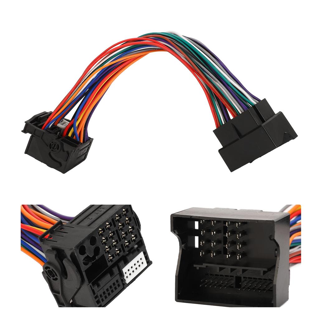 PQ Extension Adapter Cable 40 Pins   Stable Performance Car Radio Wire Harness
