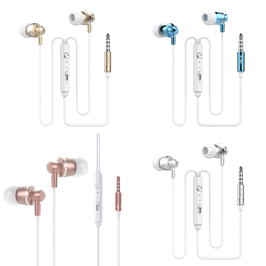 Wired In Ear Headphones With Microphone For Gaming And Communication Devices