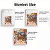 Light Yagami & Ryuk  Print thin Flannel Blanket for Living Rooms,Sofas Blankets,Lunch Breaks,blankets fluffy