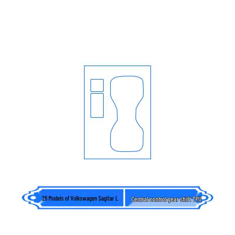 Volkswagen Sagitar L Central Control Gear Shift Protective Film - Fits 26 Models