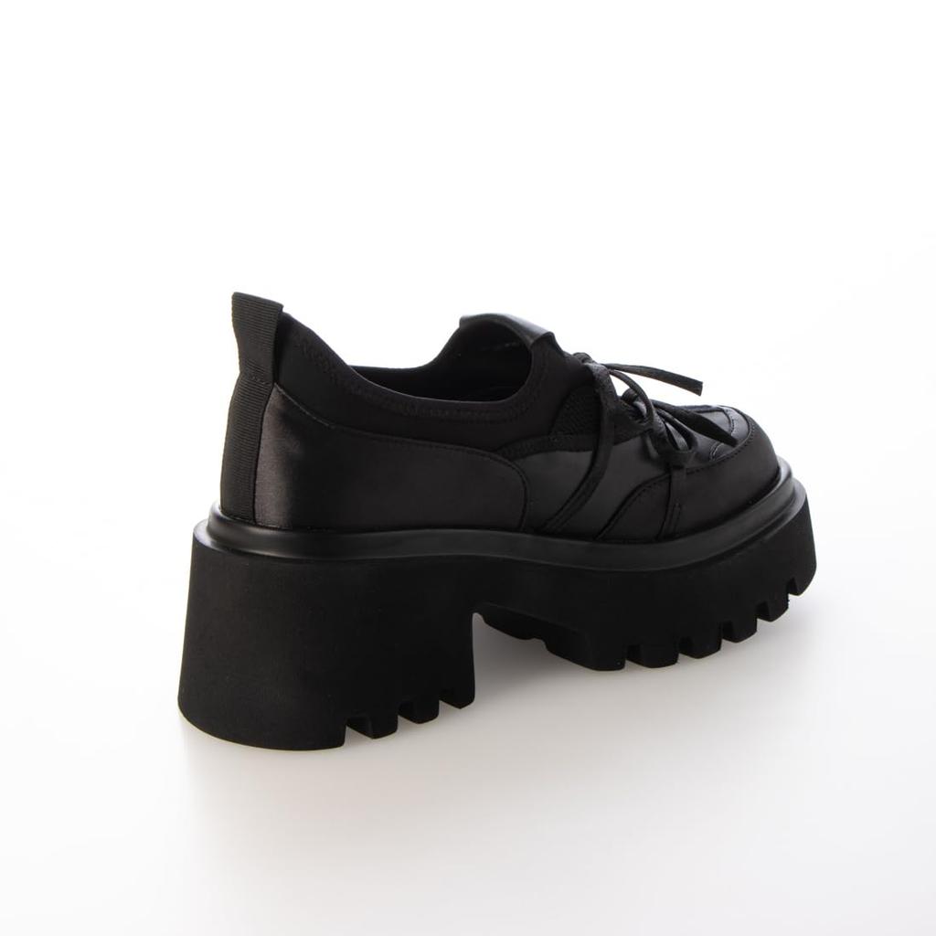 EVOL Damen Plateau-Loafer mit Doppelschleife, Größen 25,0 cm, Erhältlich in einer großen Größenauswahl von 22 cm bis 25 cm