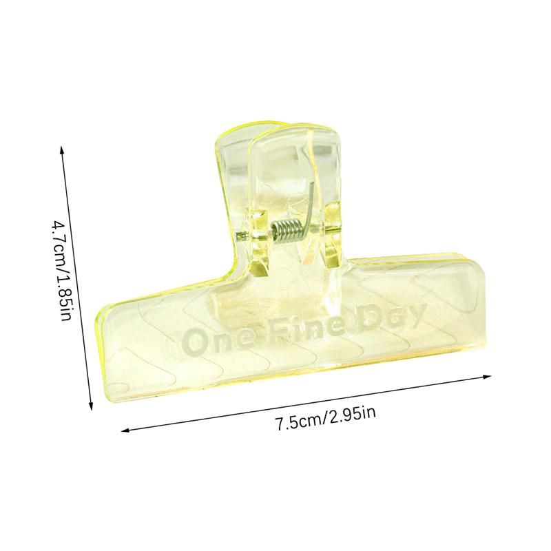 Simplicity Paper Clip Transparent Visible Acrylic Clip Scrapbook Sticker Storage Clip Student Supplies Lovely Stationery