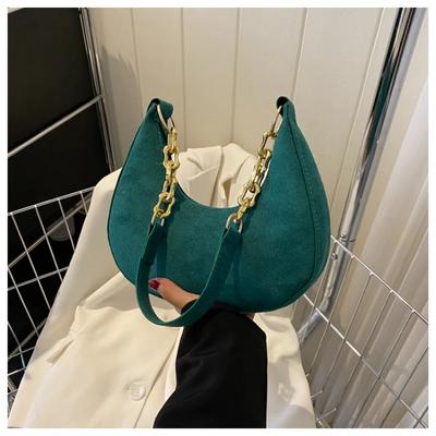 Increasing Zipper Shape PU Bags for Women Interior Compartment Fashion Shoulder Bags