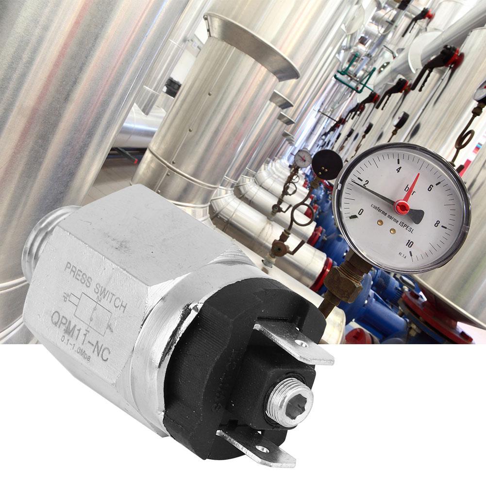 Einstellbarer Luftdruckschalter Schließer QPM11 NC-Schalter G1 4in AC220V 48VAC DC