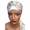Dámský jarní turban Lena Ecru-419 Měkký šátek také po chemoterapii