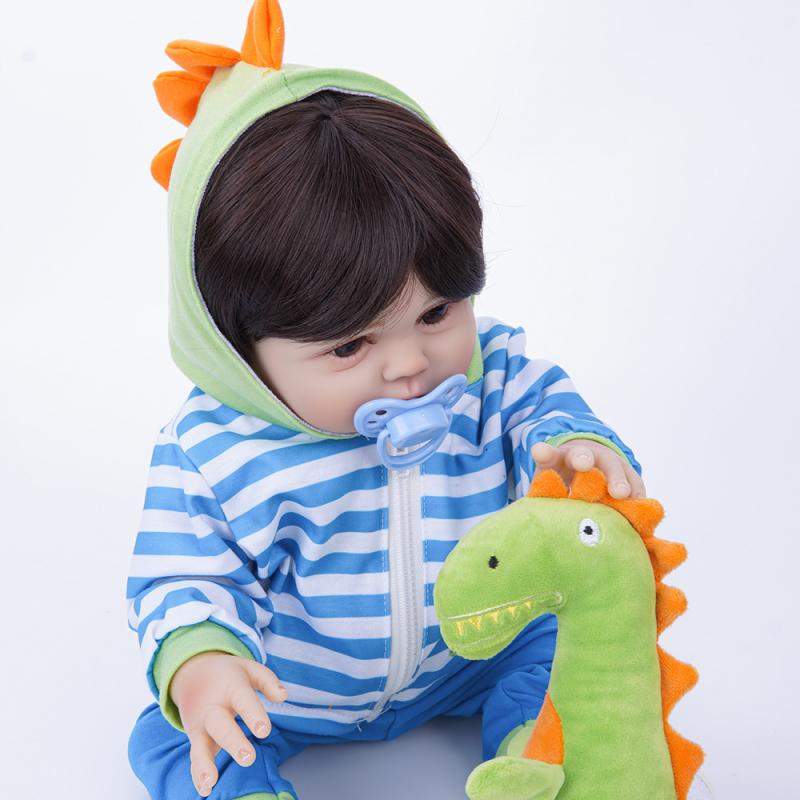 Dinosaur Plush Toy Tyrannosaurus Rex Doll Sleeping Doll Birthday Doll Gift Boy