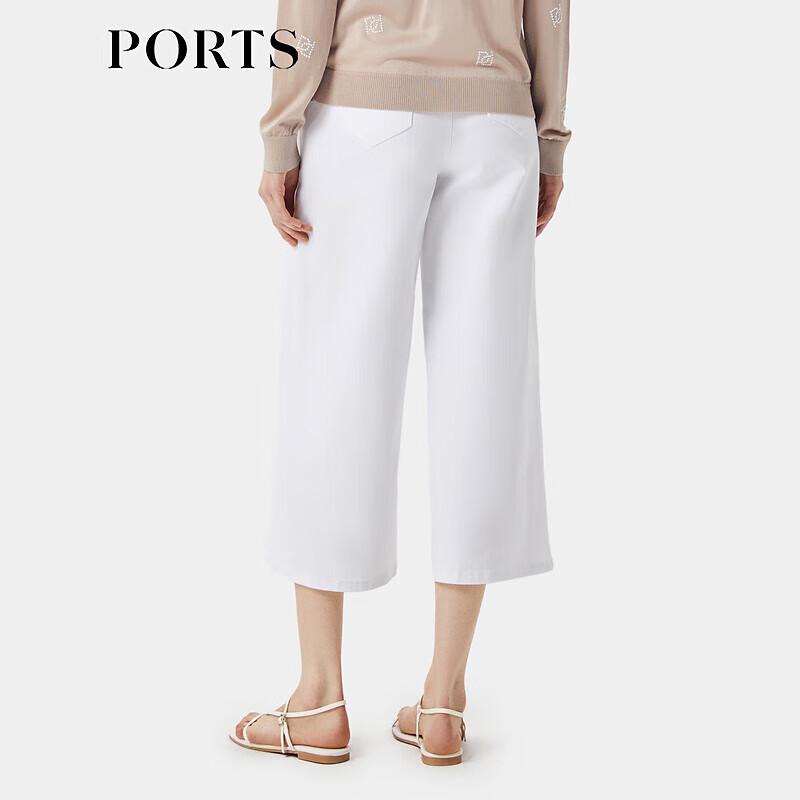 PORTS Women's Cropped Wide-Leg Pants