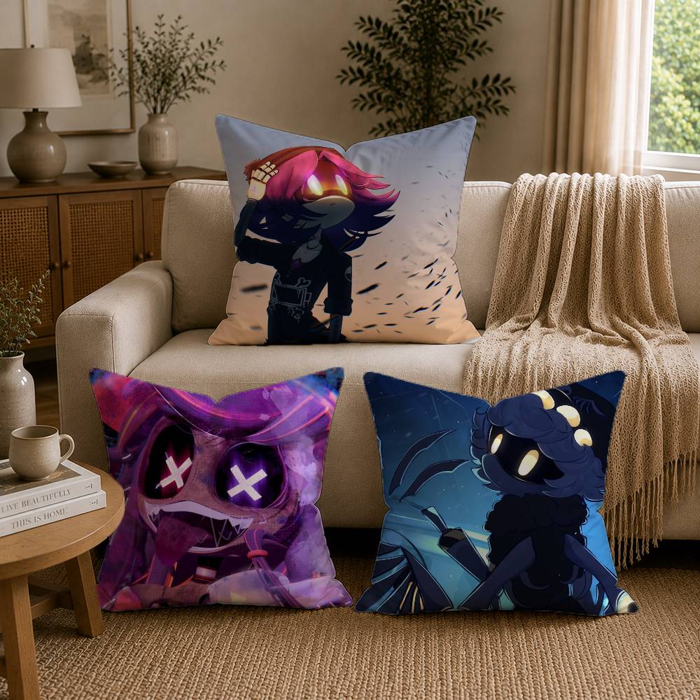 Horror Anime Murder Drones Pillow Case for Sofa Living Room Home office Decor Protective Cover